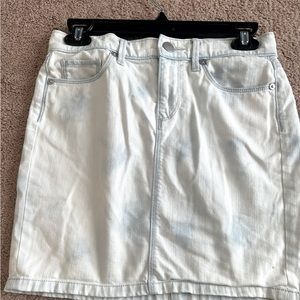 Light Acid Wash Skirt